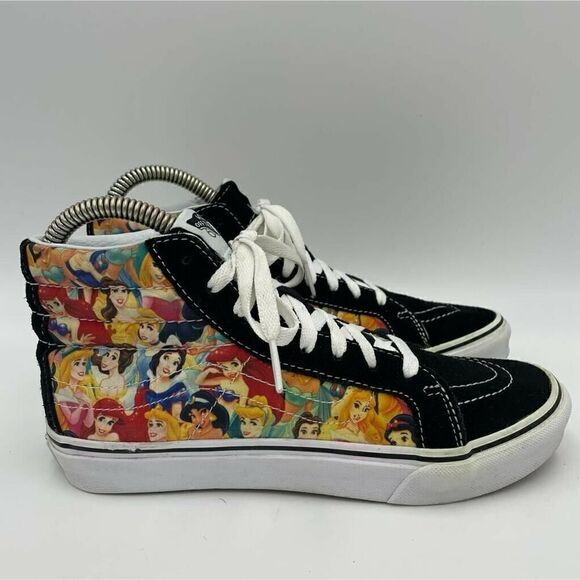 Vans Disney Sk8-Hi Women's 7 High top Princesses Ariel SKATE Shoes Sneakers - Picture 2 of 10